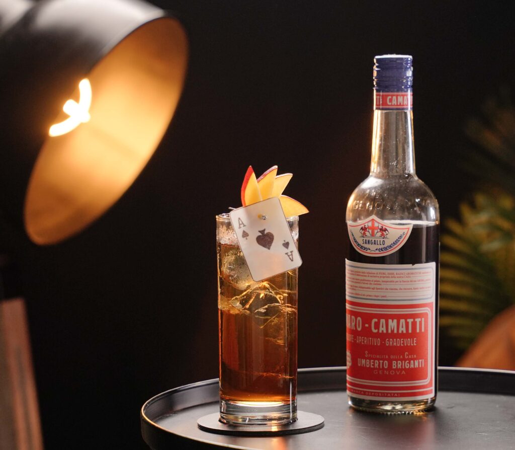 foto cocktail camatti monin kidia